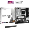 ASRock B650M Pro RS WiFi Micro ATX Motherboard w/ AM5 Socket, DDR5 Support