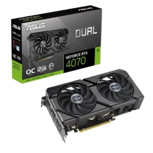 ASUS DUAL GeForce RTX 4070 EVO OC Edition 12GB GDDR6X Graphics Card - DUAL-RTX4070-O12G-EVO