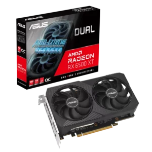 ASUS DUAL Radeon RX 6500 XT OC Edition 4GB GDDR6 Graphics Card - DUAL-RX6500XT-O4G-V2