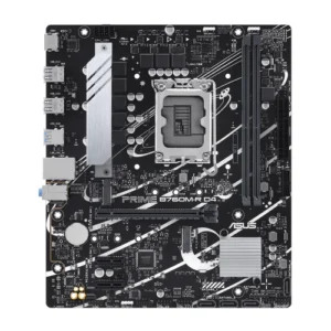 ASUS PRIME B760M-R D4 Motherboard ASUS PRIME B760M-R D4 Motherboard, Intel B760 Chipset, LGA 1700 Socket, Micro-ATX Form Factor