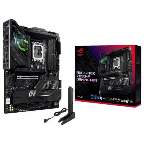 ASUS ROG STRIX Z890-F GAMING WIFI Intel Core Ultra Processor, LGA1851 DDR5 WIFI 7 ATX Gaming Motherboard