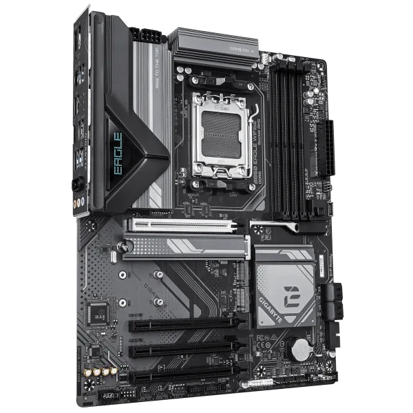 GIGABYTE B850 EAGLE WIFI6E ATX Motherboard, AMD B850 Chipset, DDR5, PCIe 5.0, Wi-Fi 6E - GA-B850-EAGLE-WIFI6E