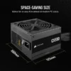 CORSAIR CX SERIES CX550 550W PC Power Supply, 80 PLUS Bronze - CS-CP-9020277-NA