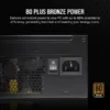 CORSAIR CX SERIES CX550 550W PC Power Supply, 80 PLUS Bronze - CS-CP-9020277-NA