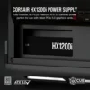 CORSAIR HX1200i 1200W ATX PC Power Supply, 80 PLUS Platinum, Ultra Low Noise, Fully Modular - CS-CP-9020281-NA
