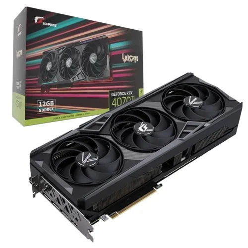 Colorful iGame GeForce RTX 4070 Vulcan OC-V Graphics Card (12GB GDDR6X, 504GB/s bandwidth)