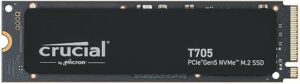 Crucial T705 - 1TB M.2 2280 NVMe PCIe Gen 5x4 SSD Crucial T705 - 4TB M.2 2280 NVMe PCIe Gen 5x4 SSD - 14,100MB/s Read, 12,600MB/s Write - CT4000T705SSD3