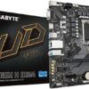 GIGABYTE B760M H DDR4 Motherboard, Intel B760 Chipset, LGA 1700 Socket, Micro-ATX Form Factor - GA-B760M-H-DDR4