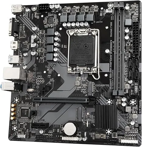 GIGABYTE B760M H DDR4 Motherboard, Intel B760 Chipset, LGA 1700 Socket, Micro-ATX Form Factor - GA-B760M-H-DDR4 - Image 4