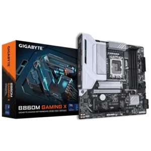 GIGABYTE B860M GAMING X Motherboard, Intel Core Ultra Support, DDR5, PCIe 5.0, High-Speed Networking - GA-B860M-GAMING-X