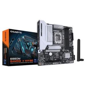 GIGABYTE B860M GAMING X WIFI6E Motherboard, Intel Core Ultra Support, DDR5, Wi-Fi 6E, PCIe 5.0, Compact Performance - GA-B860M-GAMING-X-WIFI6E