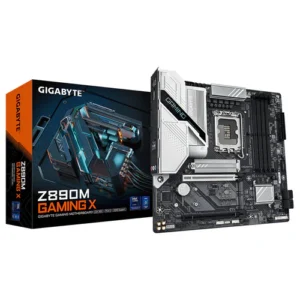 GIGABYTE Z890M GAMING X Motherboard, Intel Z890 Chipset, LGA 1851 Socket, Micro-ATX Form Factor - GA-Z890M-GAMING-X