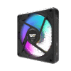 Darkflash GAUSS G24 3-in-1 Magnetic Splicing A-RGB Case Fans (Black)