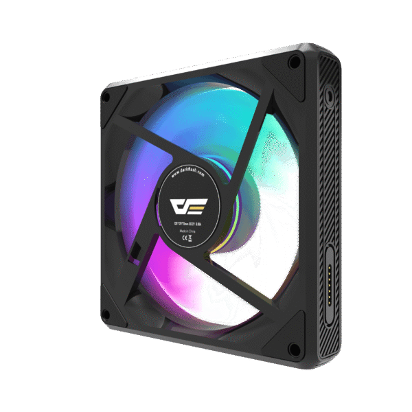 Darkflash GAUSS G24 3-in-1 Magnetic Splicing A-RGB Case Fans (Black)