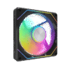 Darkflash GAUSS G24 3-in-1 Magnetic Splicing A-RGB Case Fans (Black)