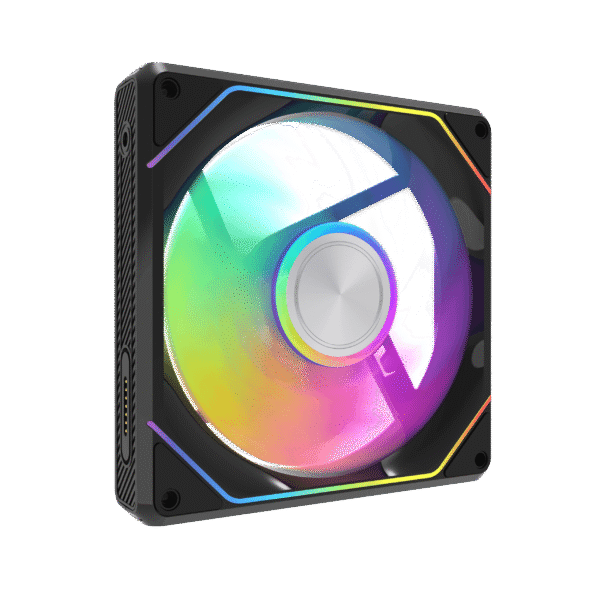 Darkflash GAUSS G24 3-in-1 Magnetic Splicing A-RGB Case Fans (Black)