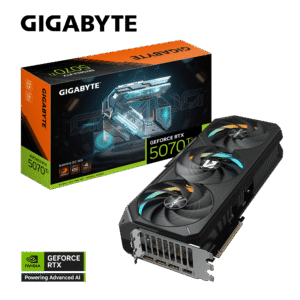 Gigabyte GeForce RTX 5070 Ti Gaming OC 16G GDDR7 Graphics Card, 256-bit, PCI-E 5.0 - GV-N507TGAMING OC-16GD