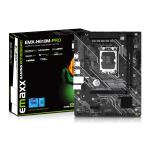 EMAXX EMX-H610M-PRO Motherboard, Intel H610 Chipset, LGA 1700 Socket, Micro-ATX Form Factor