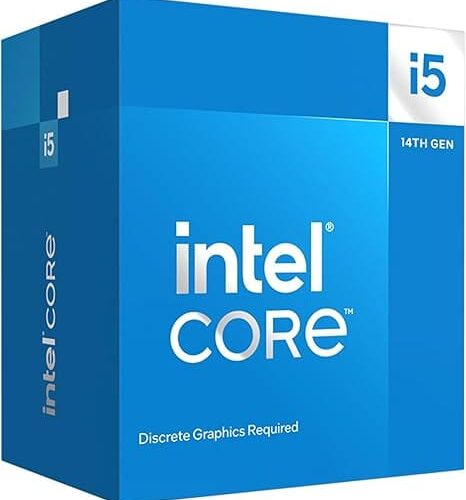 Intel Core i5-14400F Desktop Processor, 10 Cores (6 P-cores + 4 E-cores), Up to 4.7 GHz - BX8071514400F-99CG5M | CM8071504821113S-99CFFA