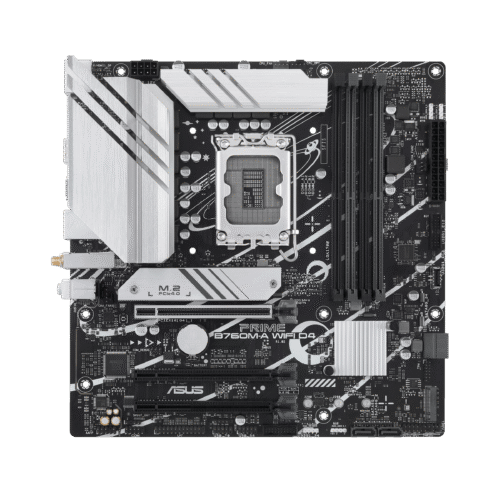 ASUS PRIME B760M-A WIFI D4 Motherboard, Intel B760 Chipset, LGA 1700 Socket, Micro-ATX Form Factor