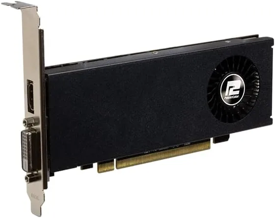 PowerColor AMD Radeon RX 550 Low Profile Graphics Card with 2GB GDDR5 Memory