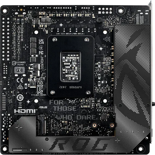ROG STRIX B860-I GAMING WIFI 11 ASUS ROG STRIX B860-I GAMING WIFI Motherboard, Intel Core Ultra Series Support, DDR5, Wi-Fi 7, PCIe 5.0, Mini-ITX
