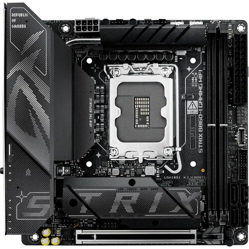 ROG STRIX B860-I GAMING WIFI 9 ASUS ROG STRIX B860-I GAMING WIFI Motherboard, Intel Core Ultra Series Support, DDR5, Wi-Fi 7, PCIe 5.0, Mini-ITX