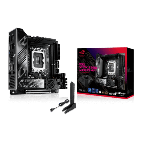 ASUS ROG STRIX Z890-I GAMING WIFI Motherboard, Intel Z890 Chipset, LGA 1851 Socket, Mini-ITX Form Factor
