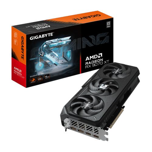 Gigabyte Radeon RX 9070 XT GAMING OC 16G 16GB GDDR6 RDNA 4 Graphics Card - GV-R9070XTGAMING-OC-16GD