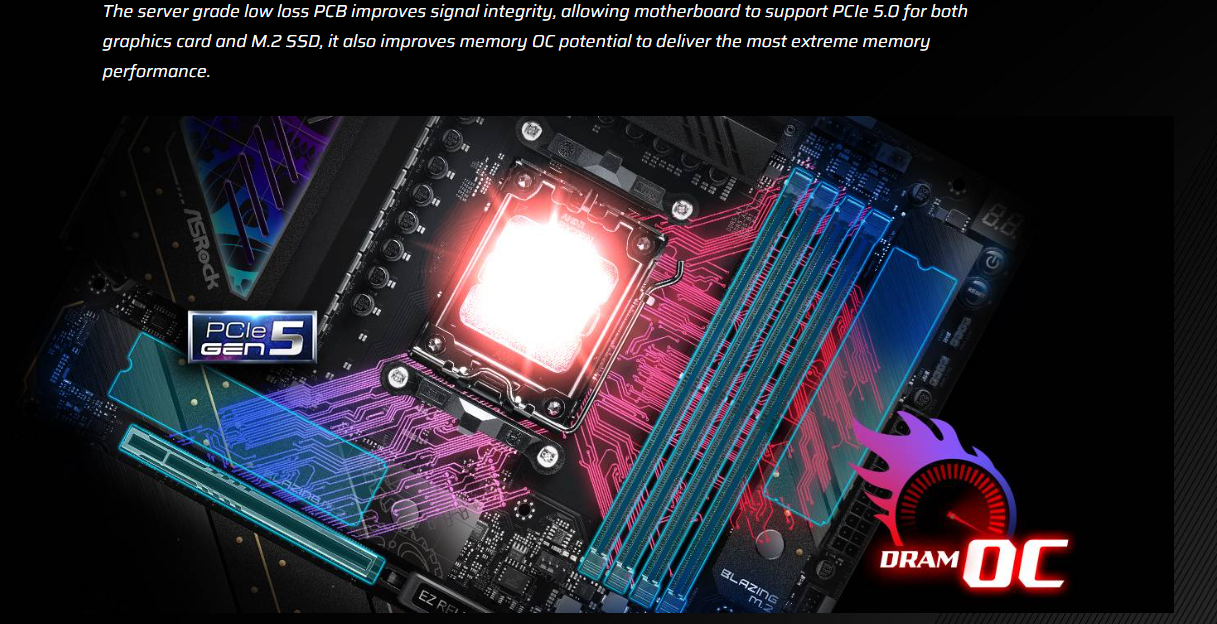 ASRock X870E Taichi EATX Motherboard w/ AM5 Socket, DDR5 Support & 24+2+1 Power Design 12 ASRock X870E Taichi EATX Motherboard w/ AM5 Socket, DDR5 Support & 24+2+1 Power Design