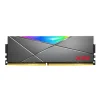 Adata XPG Spectrix D50 RGB DDR4-3600 CL18 8GB 3600MHz Memory - Tungsten Gray - AD-AX4U36008G18I-ST50