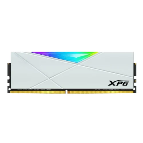 Adata XPG Spectrix D50 RGB DDR4-3600 CL18 8GB 3600MHz Desktop Memory (Single Stick) - White - AD-AX4U36008G18I-SW50