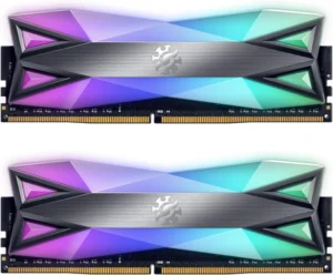 Adata XPG Spectrix D60 RGB DDR4-3200 CL16 32GB (2x16GB) 3200MHz Memory Kit - Tungsten Gray - AD-AX4U320016G16A-DT60-BOX
