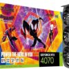 ZOTAC Gaming GeForce RTX 4070 AMP AIRO Spider-Man: Across The Spider-Verse Inspired Graphics Card Bundle, ZT-D40700F-10SMP