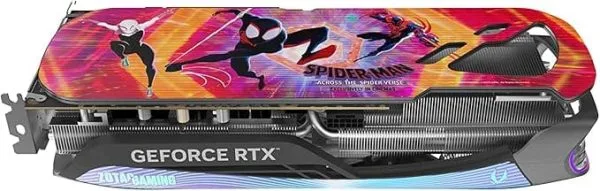 ZOTAC Gaming GeForce RTX 4070 AMP AIRO Spider-Man: Across The Spider-Verse Inspired Graphics Card Bundle, ZT-D40700F-10SMP