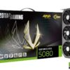 ZOTAC NVIDIA GeForce RTX 5080 AMP Extreme Infinity 16GB GDDR7 256-bit Blackwell Architecture Graphics Card