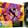 ZOTAC Gaming GeForce RTX 4070 Twin Edge OC Spider-Man: Across The Spider-Verse Inspired Graphics Card Bundle, ZT-D40700H-10SMP
