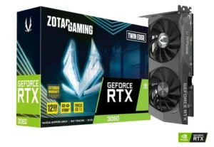 Zotac Gaming GeForce RTX 3060 Twin Edge 8GB GDDR6 Graphics Card - ZT-A30630E-10M