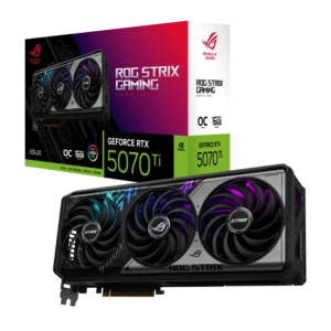 ASUS ROG Strix NVIDIA GeForce RTX 5070 Ti 16GB GDDR7 OC Edition Graphics Card - ROG-STRIX-RTX5070TI-O16G-GAMING