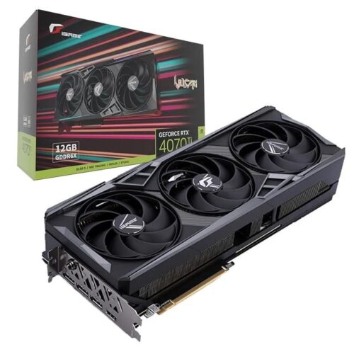 COLORFUL IGAME GEFORCE RTX 4070Ti VULCAN OC-V Graphics Card (12GB GDDR6X, 504GB/s bandwidth)