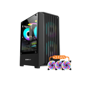 Inplay Meta A200 Micro ATX PC Case with 3 Rainbow Fans