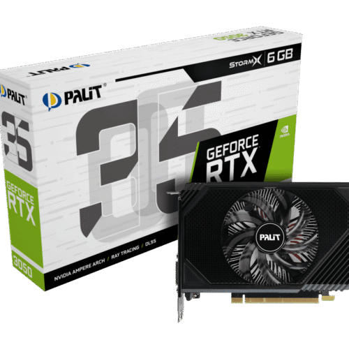Palit GeForce RTX 3050 StormX 6GB Graphics Card, GDDR6, 96-bit, PCI-E 4.0 - NE63050018JE-1072F