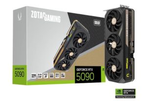 ZOTAC GAMING GeForce RTX 5090 SOLID 32G GDDR7 512-bit PCIe 5.0 Graphics Card - ZT-B50900D-10P