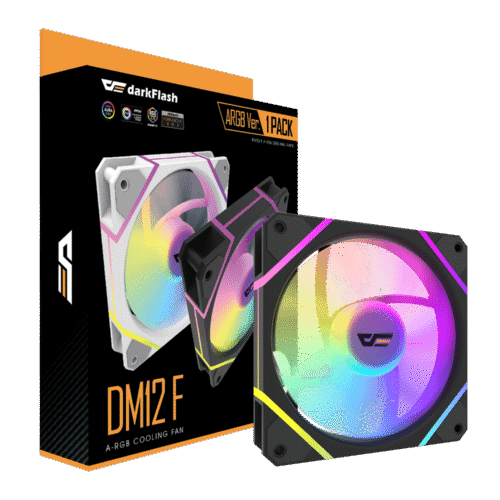 Darkflash DM12F A-RGB Single Case Fan (Black)
