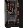 Coolman Spectra Luxe ATX Black PC Case with 3-Sided HD Glass Panels