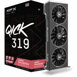 XFX Radeon RX 6750 XT SPEEDSTER QICK 319 Core Gaming Graphics Card - RX-675XYJFDP