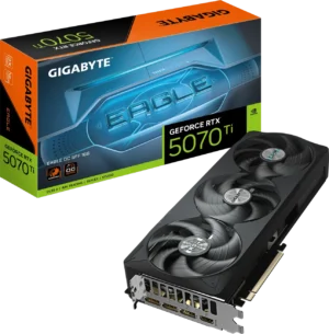 2000 (43) Gigabyte GeForce RTX 5070 Ti EAGLE OC SFF 16G Graphics Card - GV-N507TEAGLE-OC-16GD