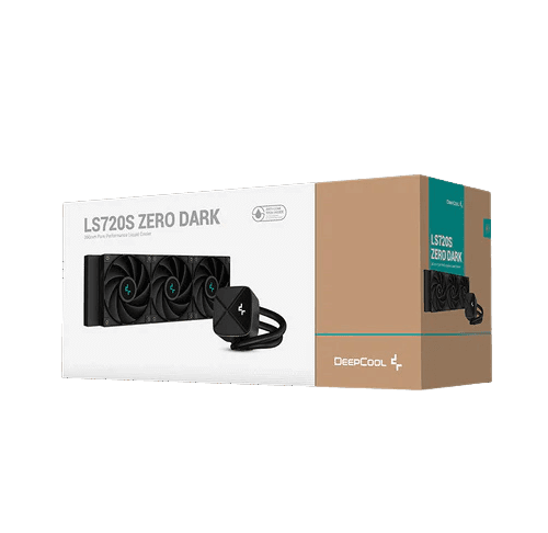 Deepcool LS720S Zero Dark 360mm AIO Liquid CPU Cooler - R-LS720-BKNNMM-G-1