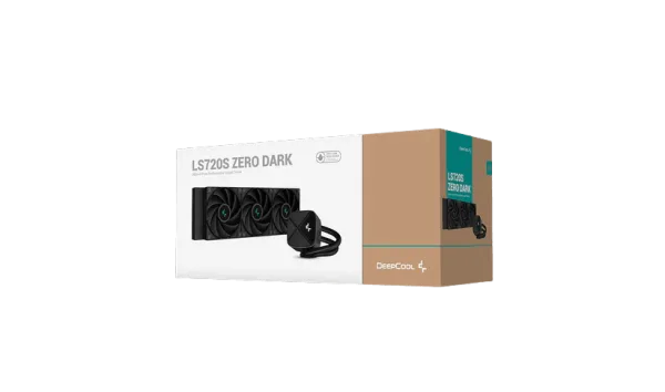 Deepcool LS720S Zero Dark 360mm AIO Liquid CPU Cooler - R-LS720-BKNNMM-G-1