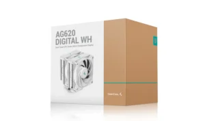 Deepcool AG620 Digital White CPU Cooler with Dual Tower Design - R-AG620-WHNDMN-G-2